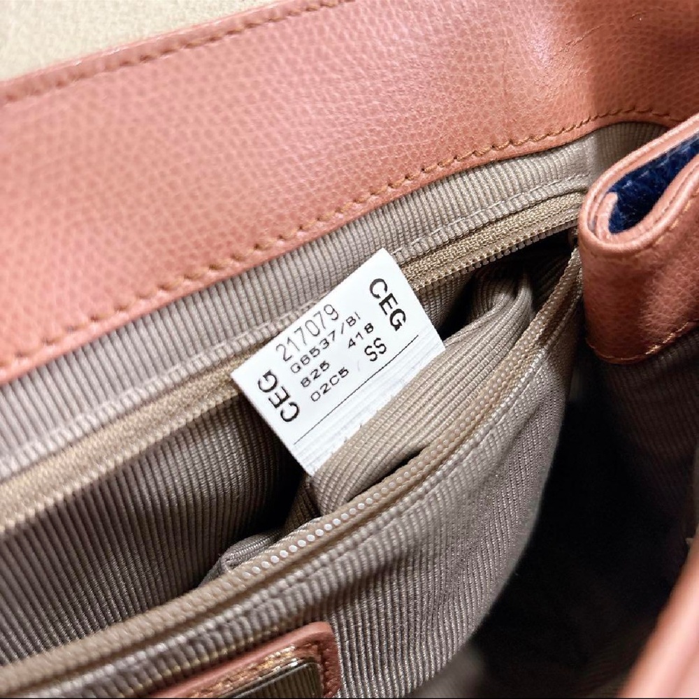 Furla Tricolor Crossbody Bag in Cream, Navy, and Brown - Picture 16 of 16